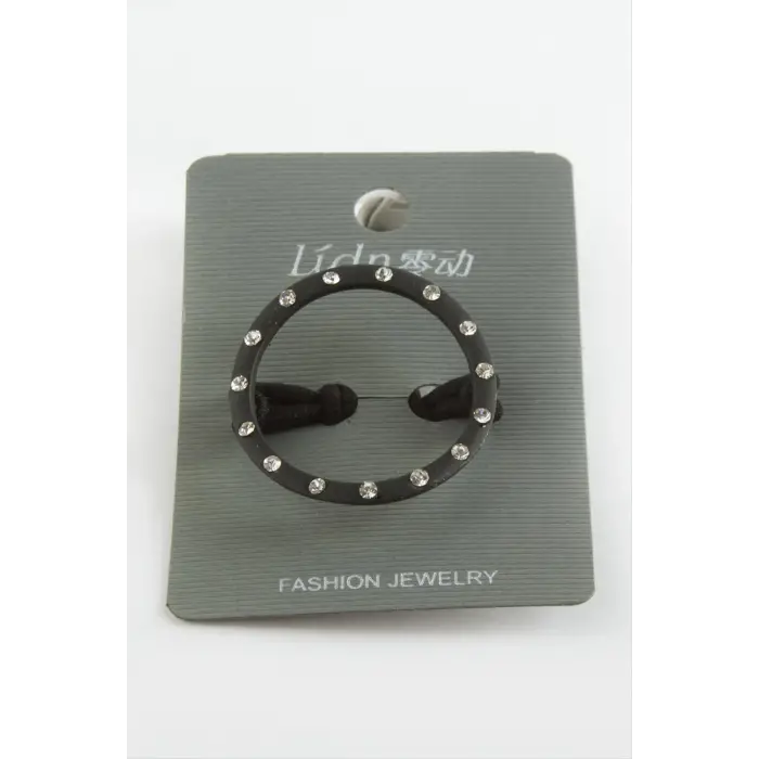 Halka Taşlı Lastikli Toka