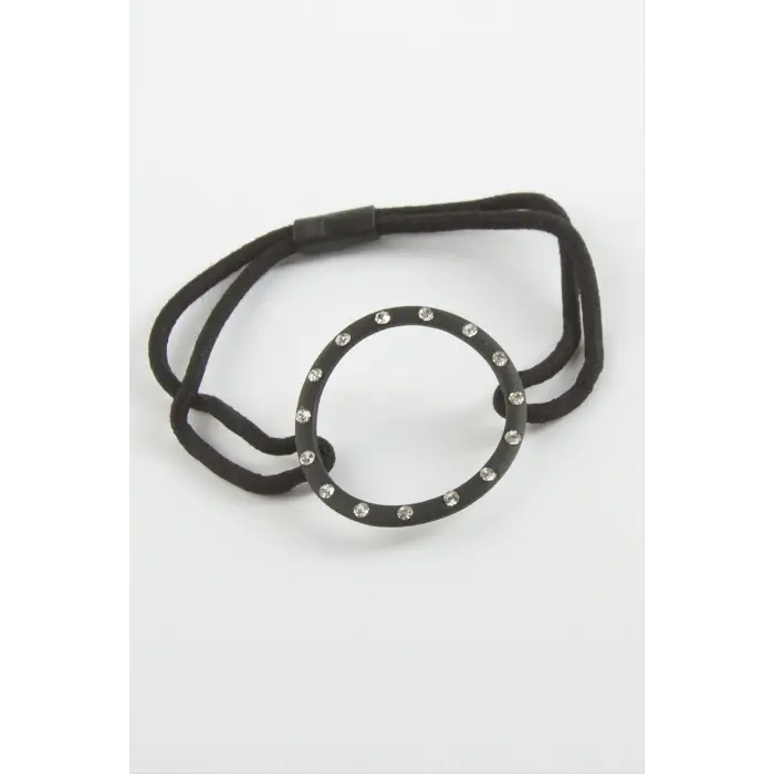 Halka Taşlı Lastikli Toka