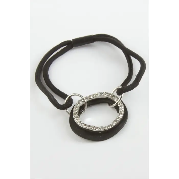 Halka Taşlı Lastikli Toka