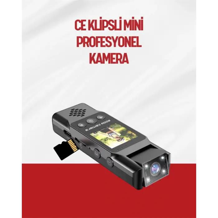 Hareket Algılayıcılı Taşınabilir Mini Kamera – 3MP Fotoğraf, Düşük Güç Tüketimi