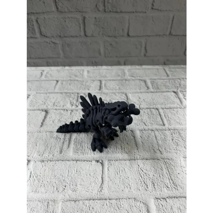 Hareketli Dinazor Figürü Dekoratif Oyuncak – Siyah Tasarım