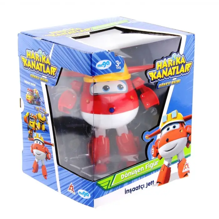 Harika Kanatlar Dönüşen Figür İnşaatçı Jett