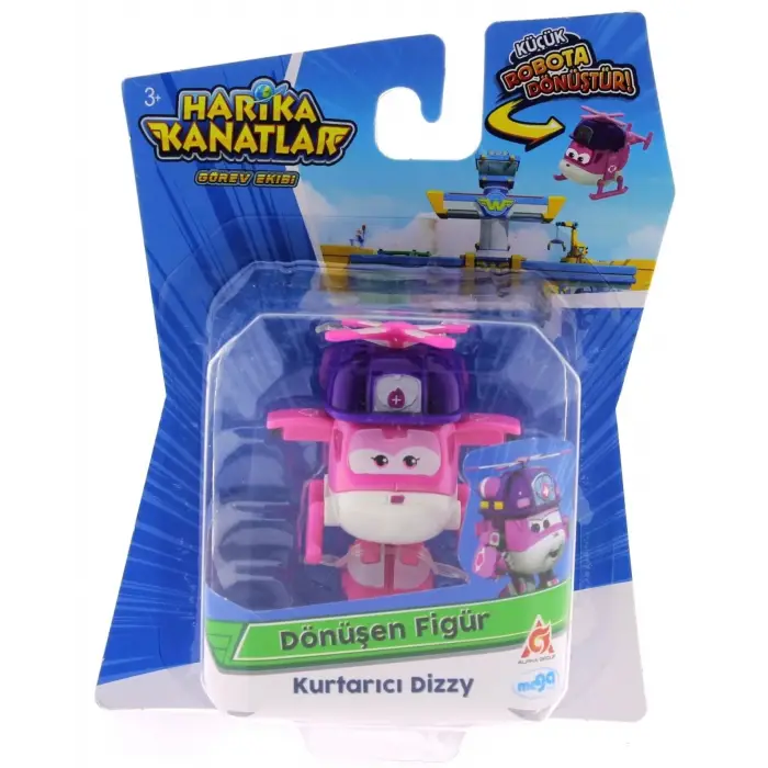 Harika Kanatlar Dönüşen Tekli Figür Kurtarıcı Dizzy