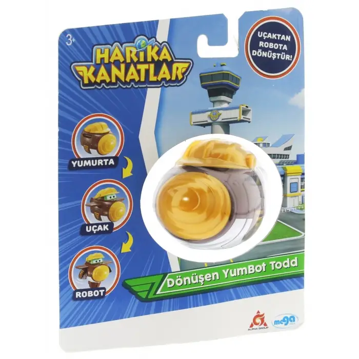 Harika kanatlar Dönüşen Tekli Figür YumBot Todd