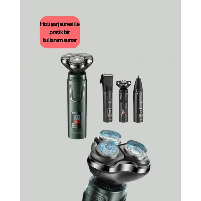 Hassas Bölgeler İçin Çok Fonksiyonlu Tıraş Makinesi