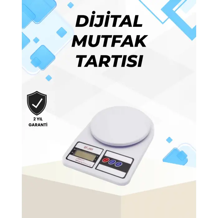 Hassas Tartım İçin Dijital Mutfak Terazisi – 10kg / 1g