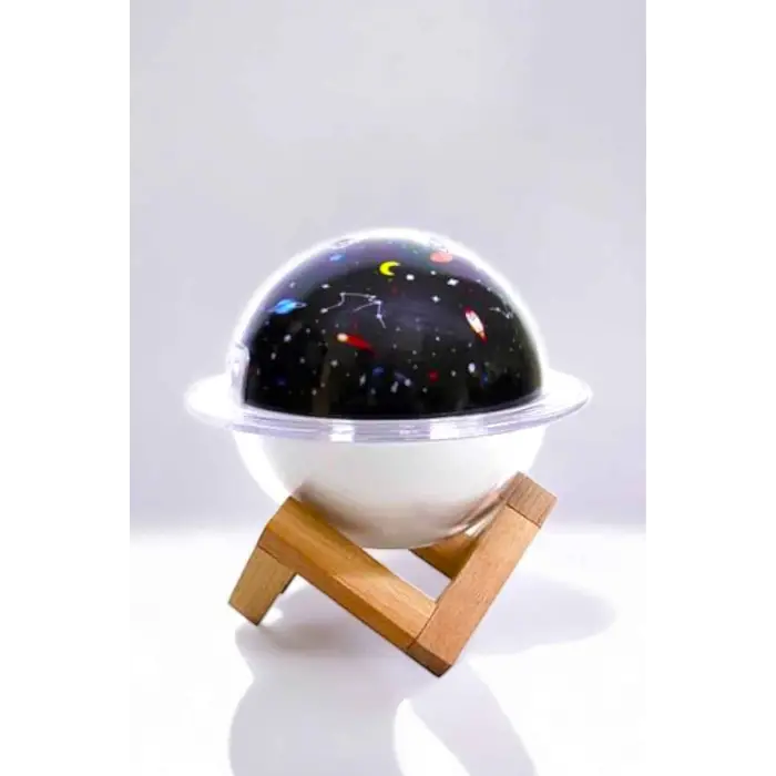 Hava Nemlendirici Masa Ve Gece Lambası Usb Projeksiyon Aromaterapi