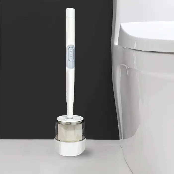 Hazneli Silikon Tuvalet Temizleme Fırçası