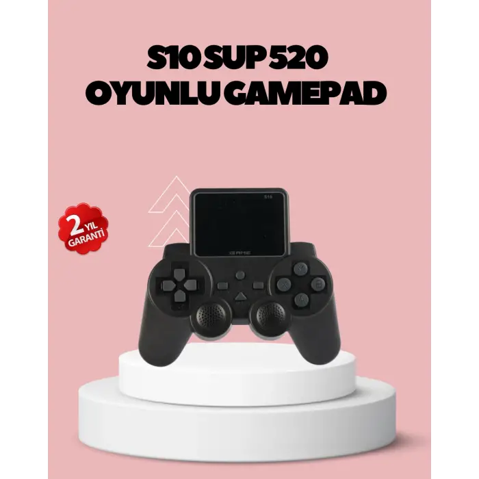 HDMI TV Bağlantılı Orijinal S10 Gamepad 520 Oyunlu 2025 Seri Oyun Konsolu