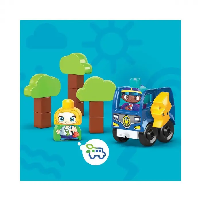 HDX90 Mega Bloks, Doğa Dostu Otobüs Seti, 36 parça, +1 yaş