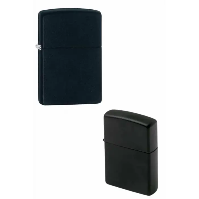 Hediyelik Zarif Zippo Model Siyah Benzinli Çakmak