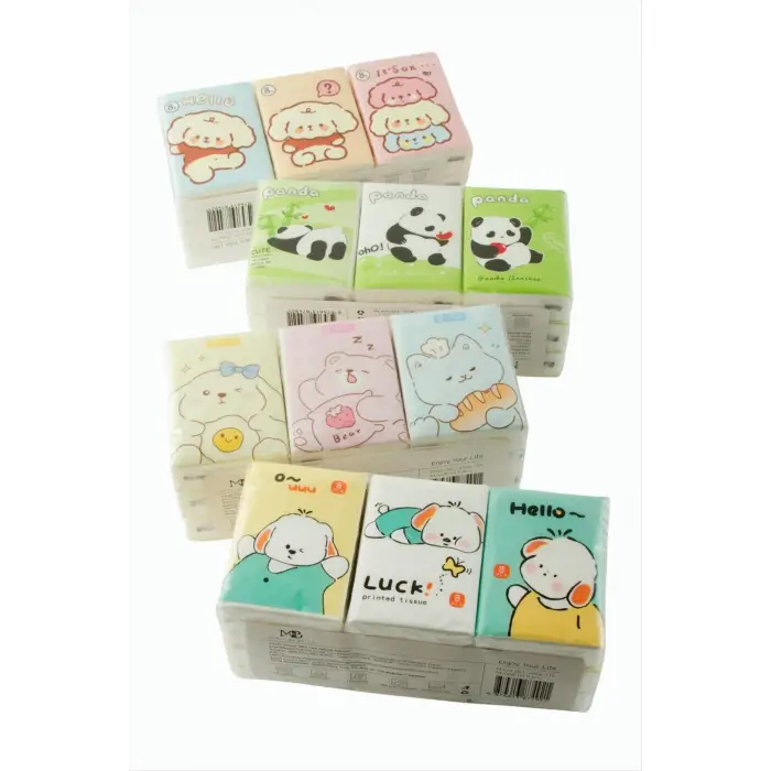 Hello Ayıcık Mina Selpak Mendil 9 Paket