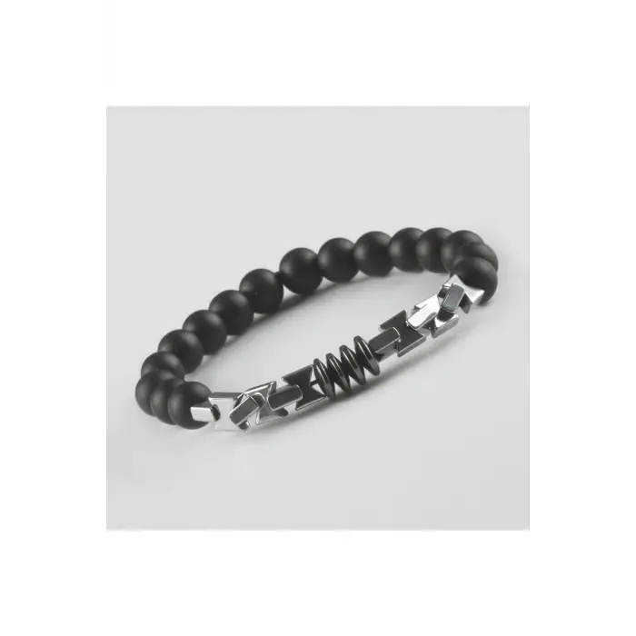 Hematit - Mat Onix Doğaltaş Bileklik