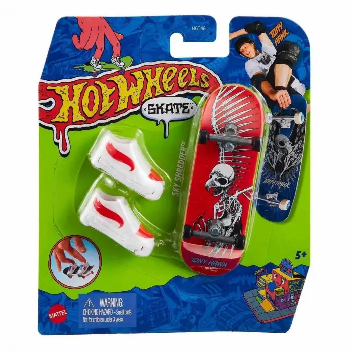 HGT46 Hot Wheels Skate Parmak Kaykay ve Ayakkabı Paketleri- 1 Adet Stokta Olan Gönderilir