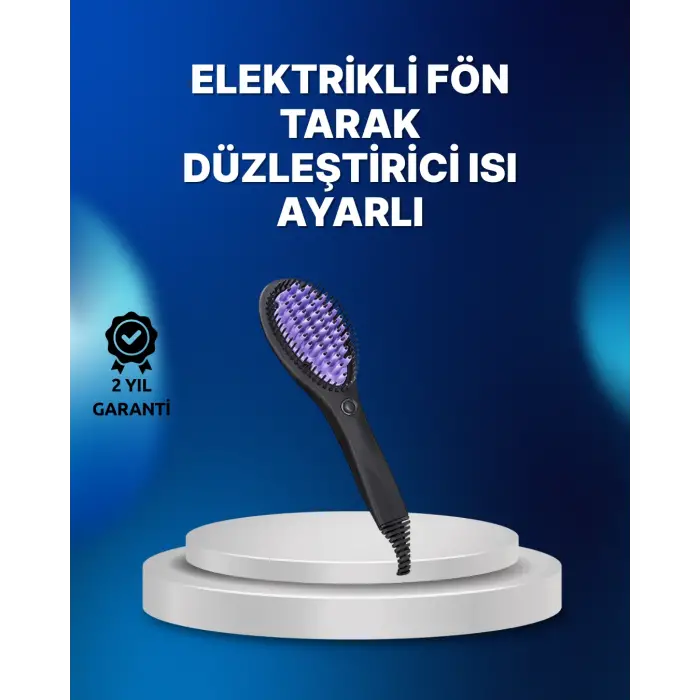 Hızlı Isınan 365 Derece Sabit Isılı Seramik Düzleştirici Tarak Isıya Dayanıklı