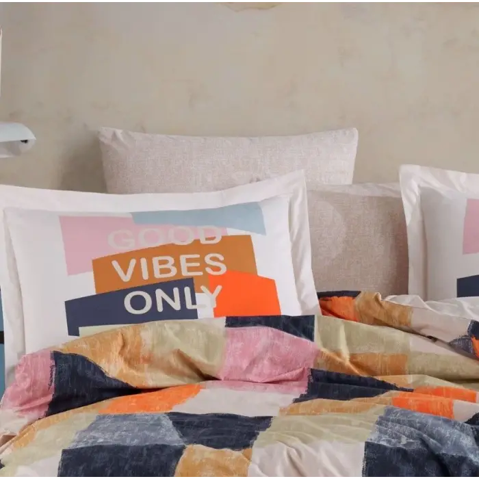 Hobby Çift Kişilik Poplin Nevresim Bermuda Oranj