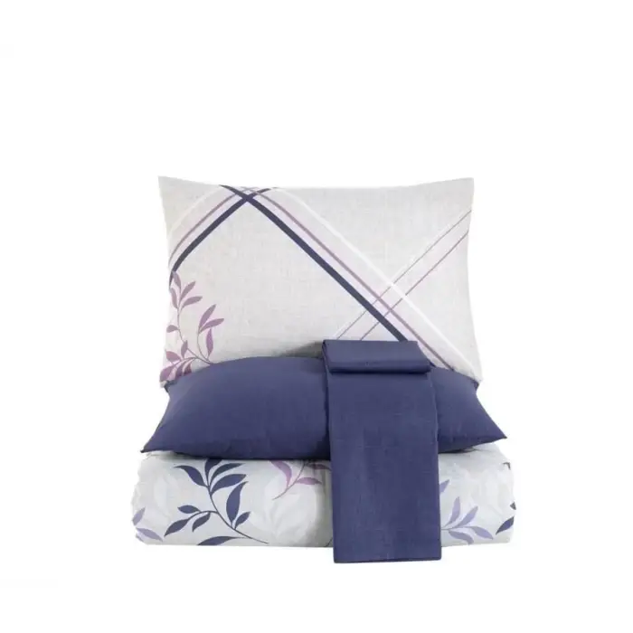 Hobby Çift Kişilik Ranforce Nevresim Takımı Belen Mavi