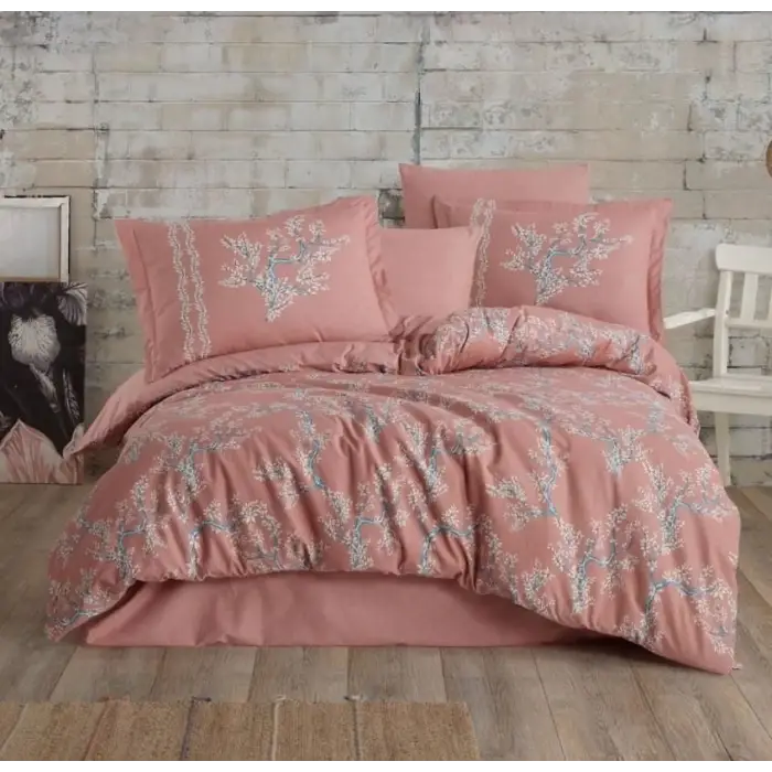 Hobby Çift Kişilik Ranforce Nevresim Takımı Camila Somon