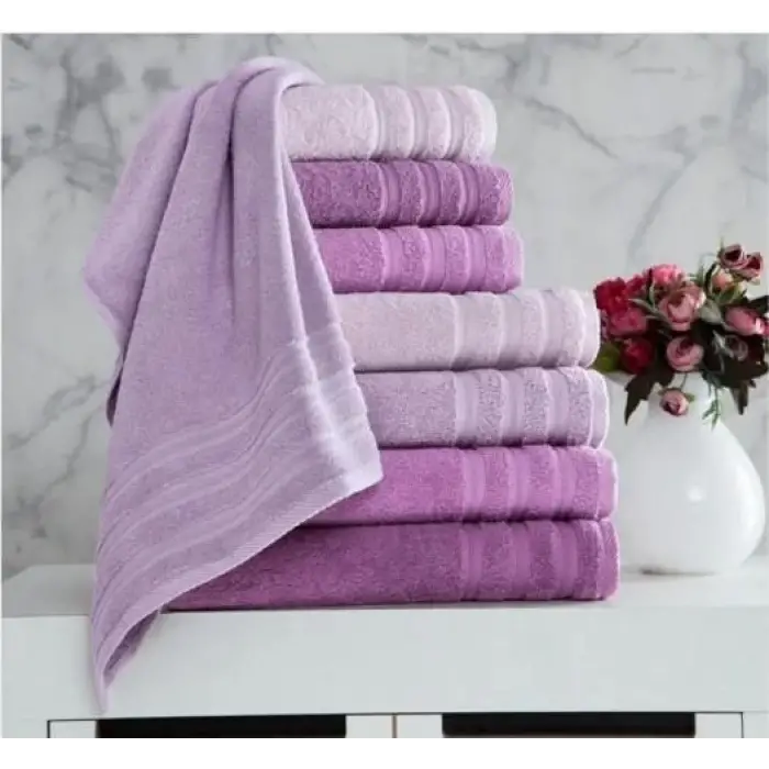 Hobby Rainbow 70X140 4´lü Havlu Seti Lila