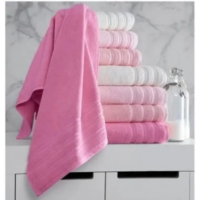 Hobby Rainbow 70X140 4´lü Havlu Seti Pembe