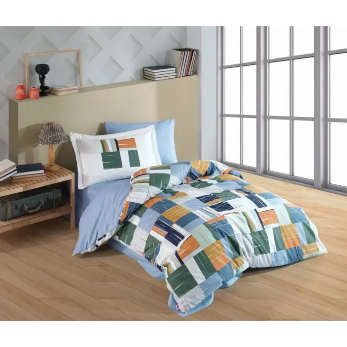 Hobby Tek Kişilik Poplin Nevresim Takımı Dream Oranj