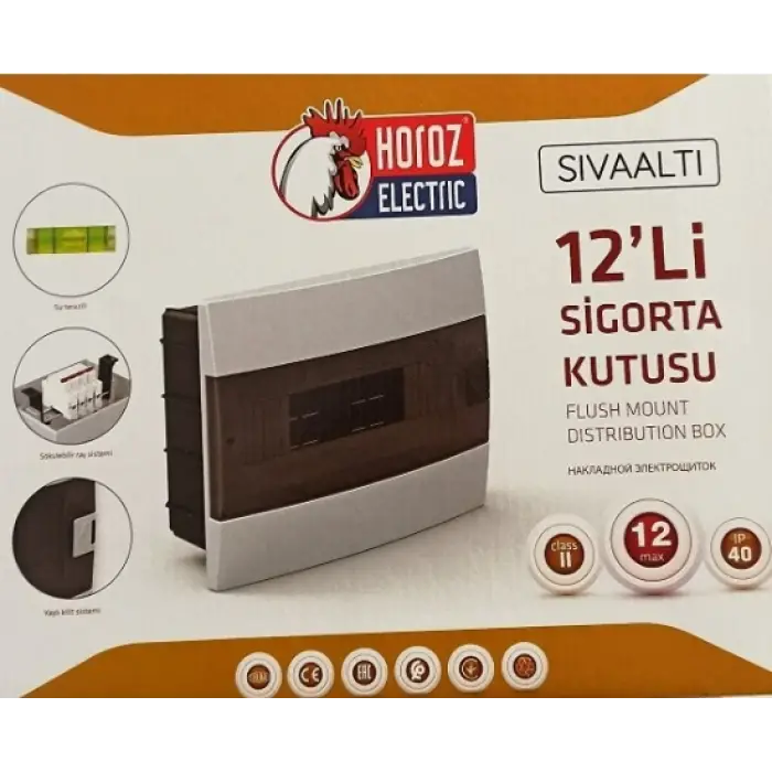 Horoz 12 Li Sıva Altı Sigorta Kutusu
