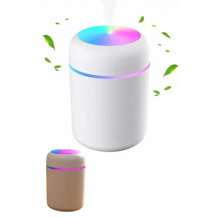 Humidifier Led Işıklı Mini Ortam Oda Kokusu Aromaterapi Buhardanlık