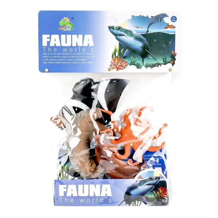 HY7-006D PVC Deniz Hayvanları 4lü -Kidmar Oyuncak