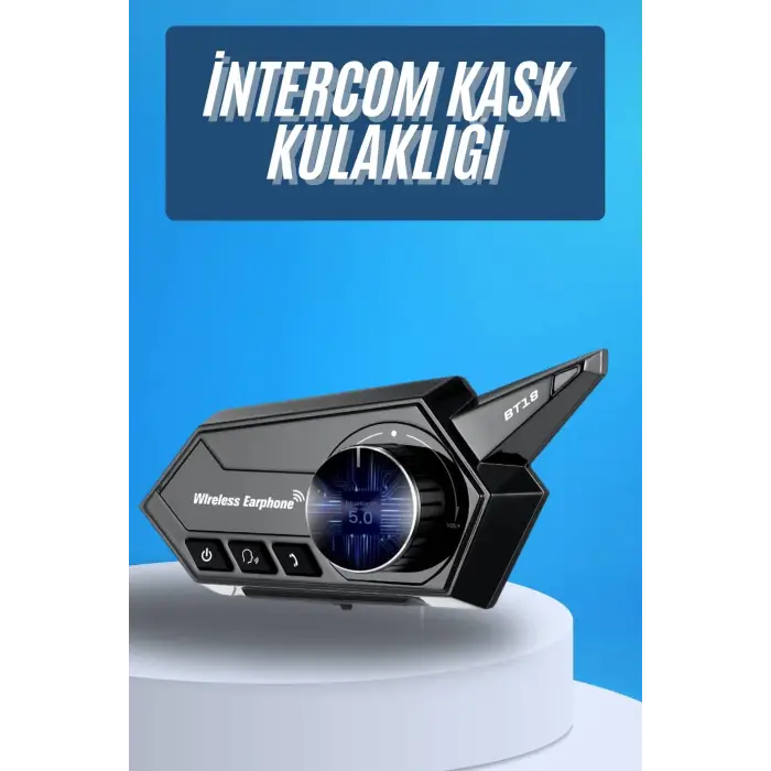 Intercom Bluetooth Kulaklık Kask Kulaklığı ANC Özelliği Yüksek Ses Kaliteli