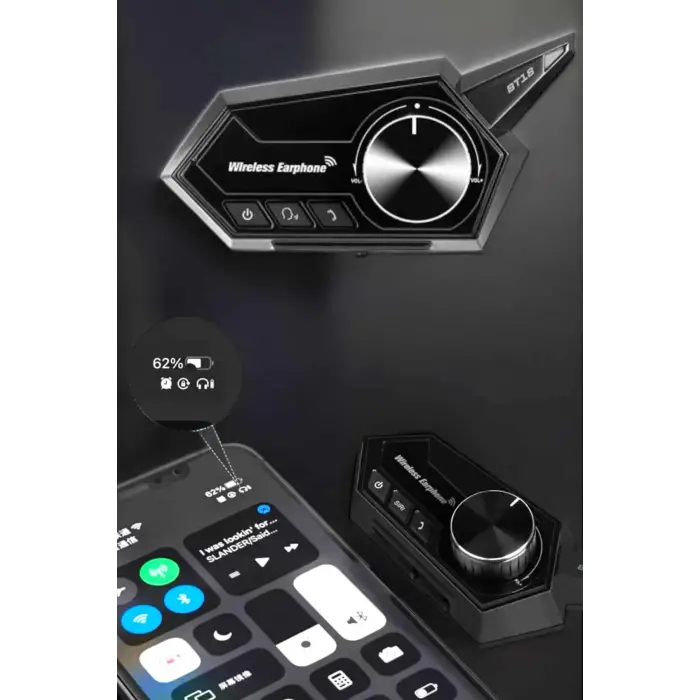 Intercom Kask Kulaklığı ANC Özelliği Yüksek Ses Kaliteli Bluetooth Kulaklık