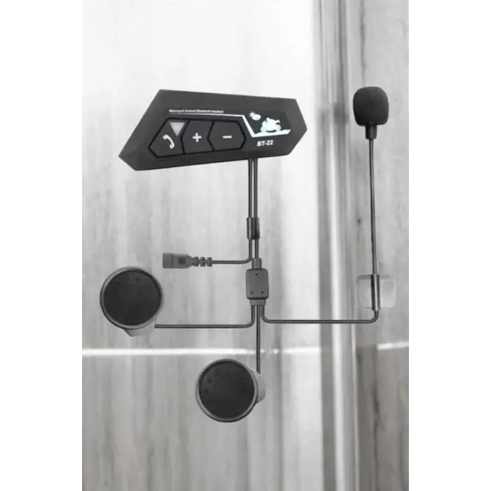 İnterkom Intercom Kask Kulaklık Bt22 Bluetooth Motosiklet Kulaklık 5.0 Bluetooth