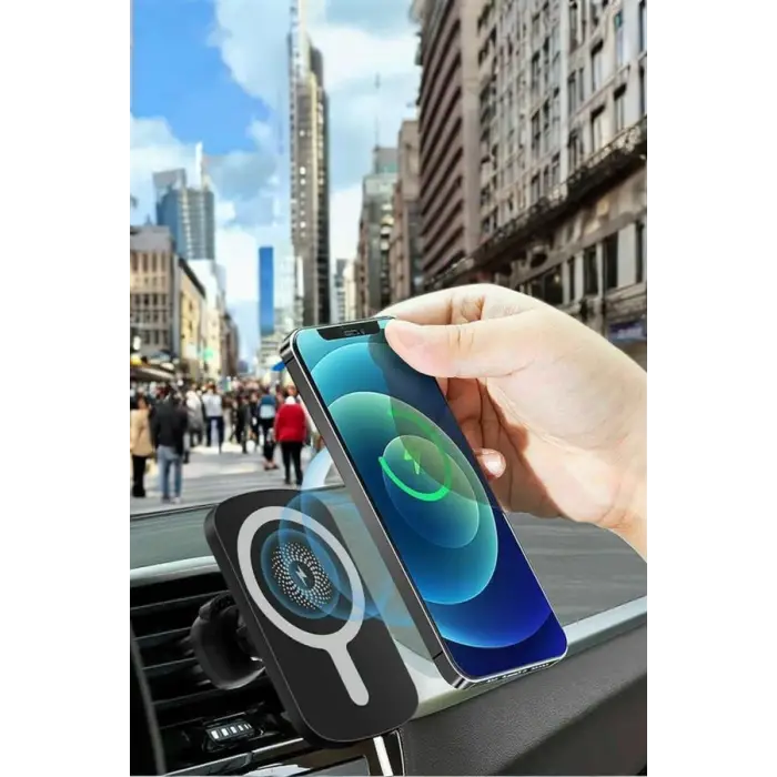 İOS Uyumlu Manyetik Tasarım Magsafe İphone 12/13/14/15 Uyumlu Powerbank