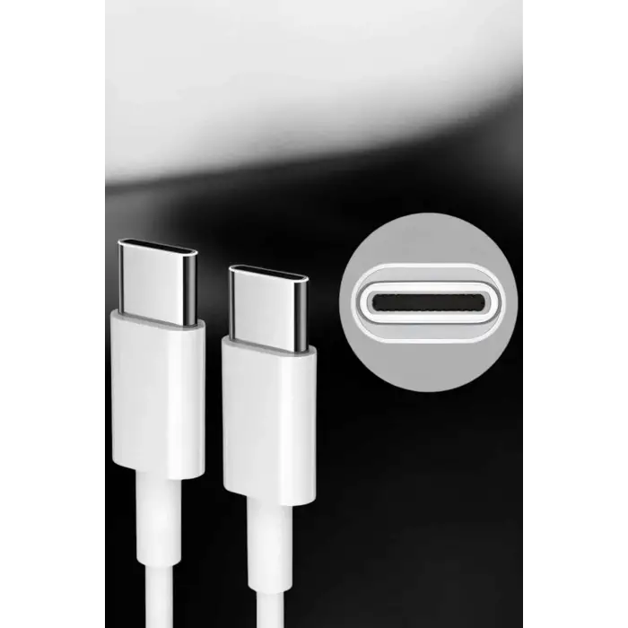 İOS Uyumlu Type-C Girişli Hızlı Şarj 15/15 Pro Max Adaptör ve Kablosu