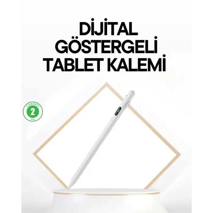 iPad Uyumlu 1.5mm POM Uçlu Dokunmatik Kalem Uzun Kullanım Süreli Stylus