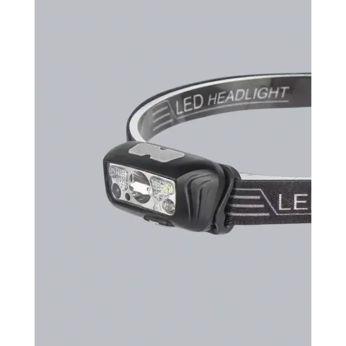 IPX5 Su Geçirmez Şarjlı LED Kafa Feneri | Hareket Sensörlü, Ayarlanabilir 60° Far