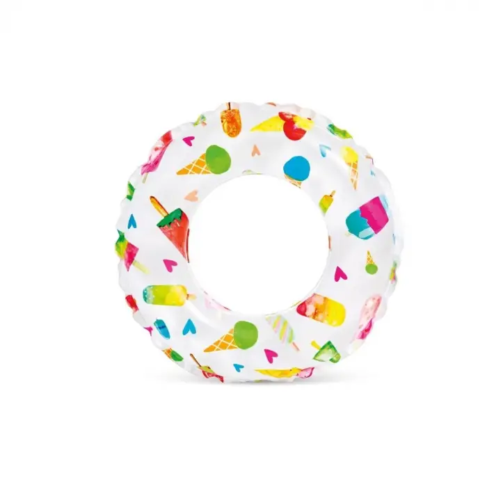 IS59230 İntex Baskılı Simit 51 cm - 1 Adet Stokta Olan Gönderilir