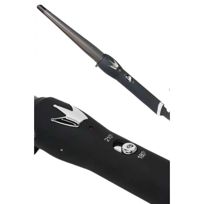 Isı Ayarlı 19MM Saç Maşası Belirgin Bukleler İnce Maşa Seramik Kaplama