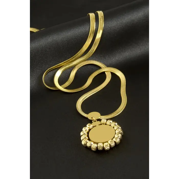 İsim Yazılabilir Lüks Çelik Kolye