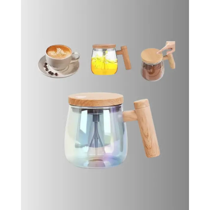 Isıtıcılı Manyetik Karıştırıcı Kupa – 400 ml, C Tipi Şarjlı, Akıllı Tasarım