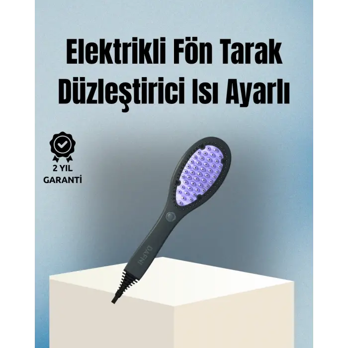 Isıya Dayanıklı Seramik Elektrikli Düzleştirici Tarak Hızlı Isınma ve Kolay Kullanım