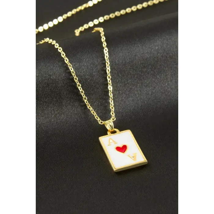 İskambil Mineli Kolye