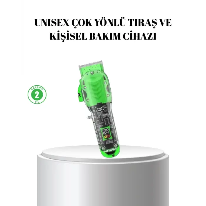 Islak ve Kuru Kullanıma Uygun Çok Amaçlı Tıraş Makinesi – 3 Başlıklı, Seyahat Tipi