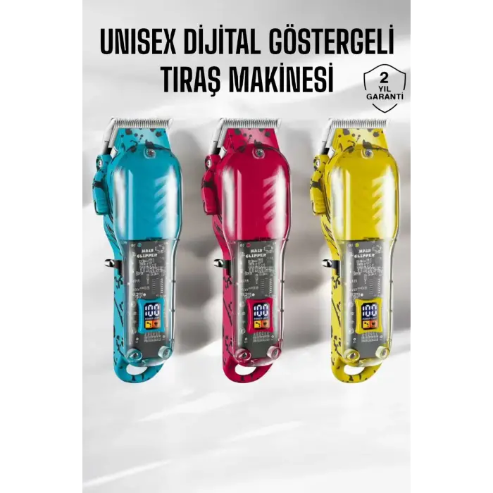 Islak ve Kuru Kullanıma Uygun Şarjlı Tıraş Makinesi