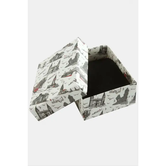 İstanbul Desenli Set Kolye Kutusu