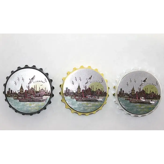 İstanbul Temalı Gazoz Kapağı Magnet - Model 1