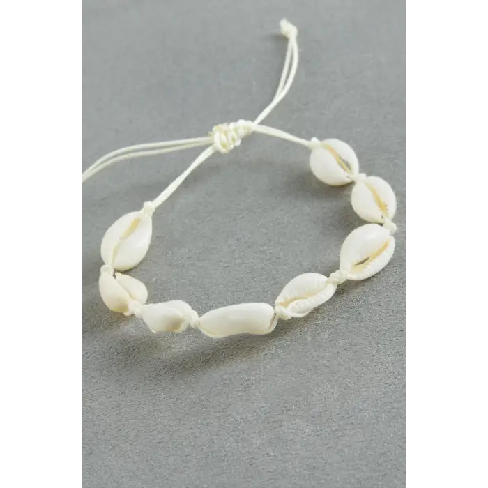 İstiridye Makrome İp Bileklik