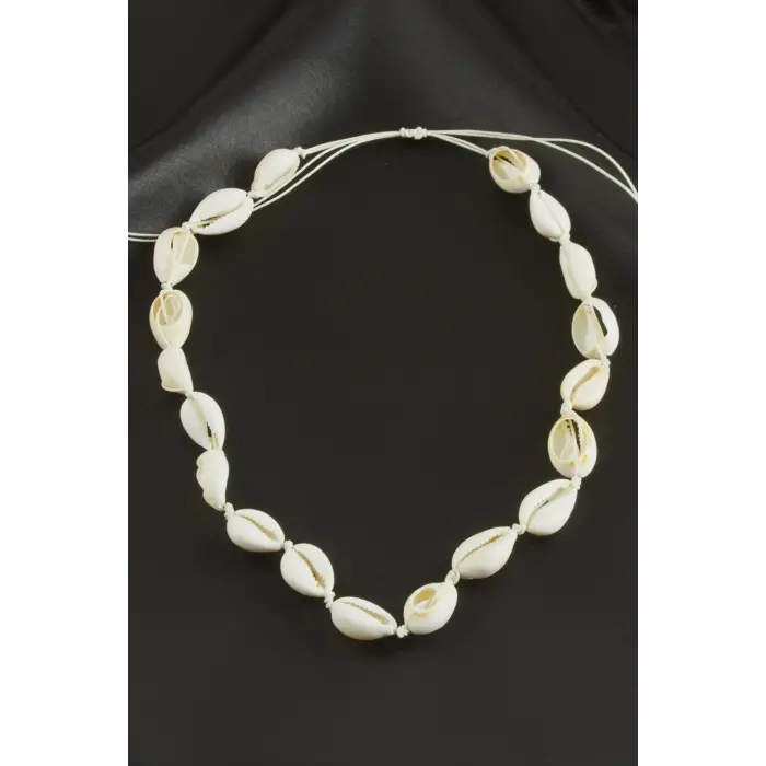 İstiridye Makrome Kolye