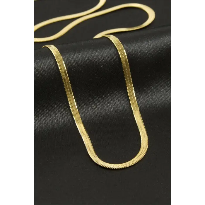 İtalyan Zincir Çelik Kolye 55 cm