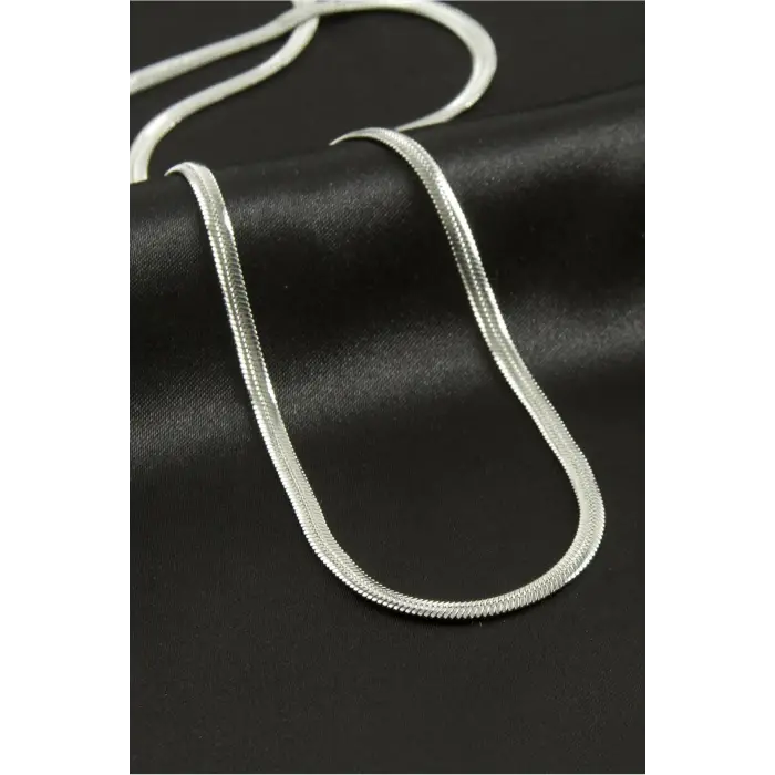 İtalyan Zincir Çelik Kolye 55 cm