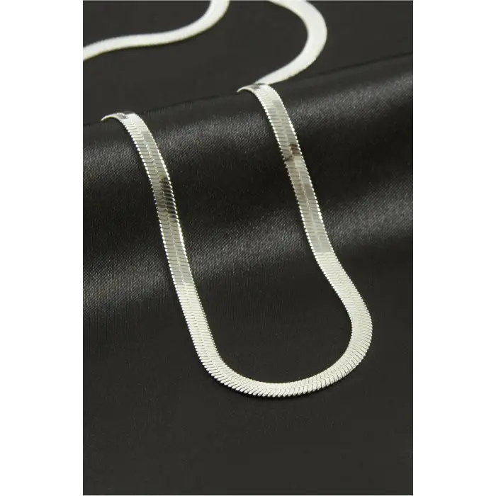 İtalyan Zincir Çelik Kolye 55 cm